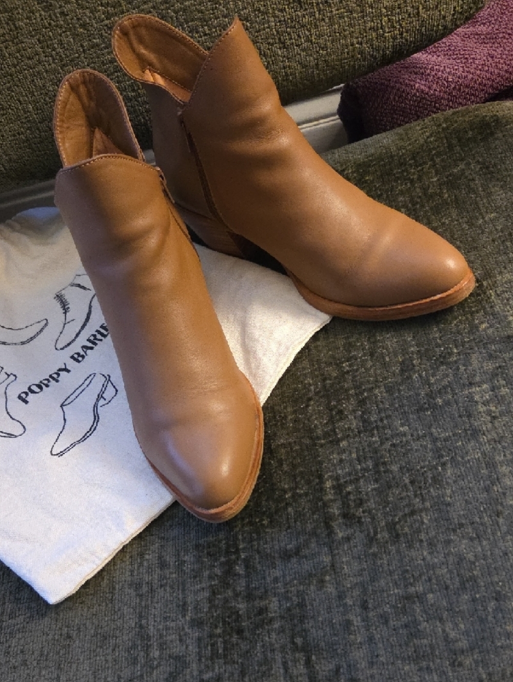 Poppy Barley The Two Point Five Ankle Boot | US Size 7.5 | Colour Praline - Picture 5 of 5